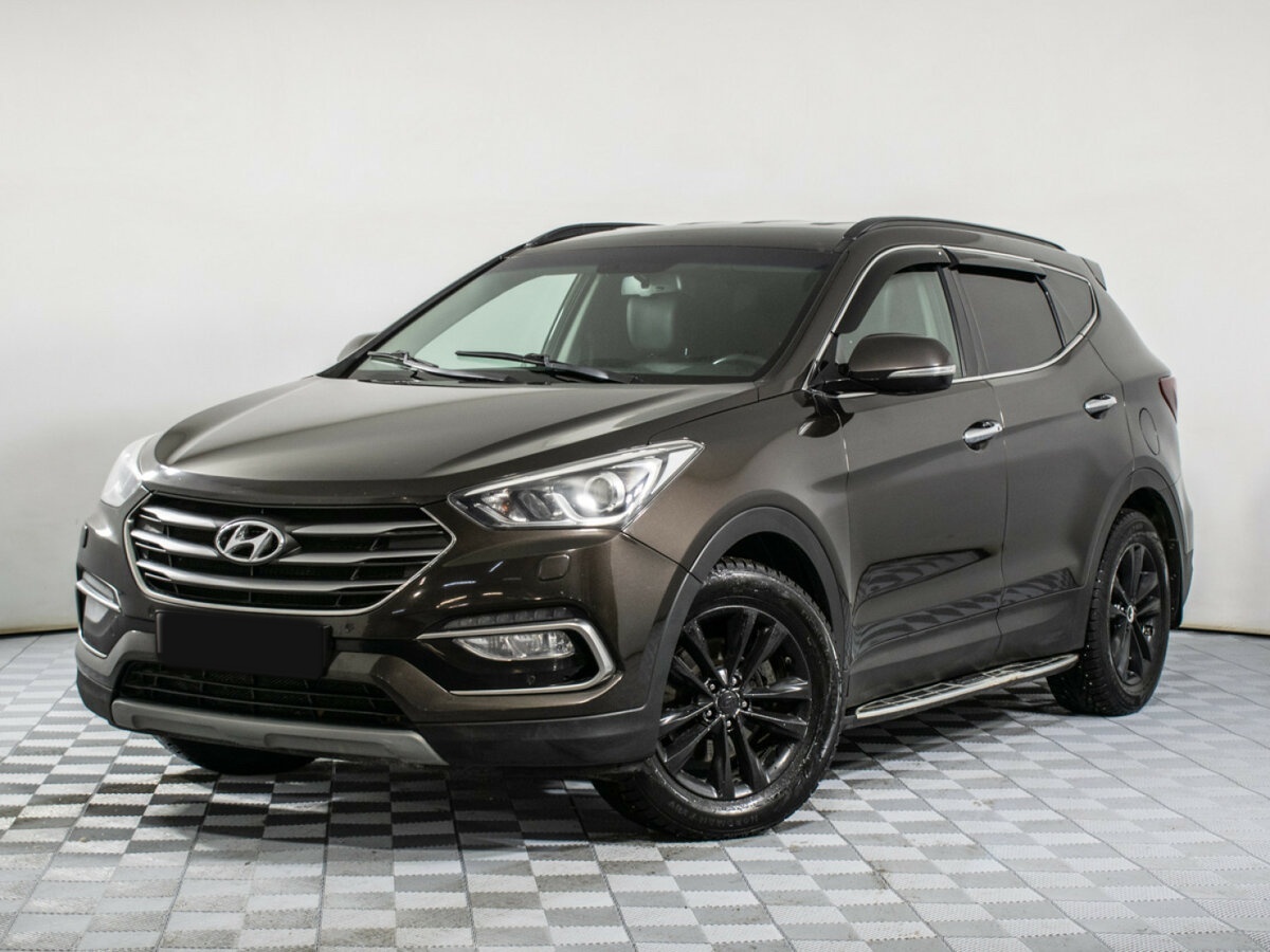Купить Hyundai Santa Fe, 2017, 130 000 км.. Посмотреть фото